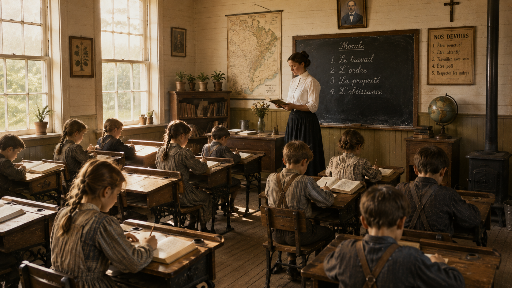 Construction de nouvelles écoles plus solides au début du XXe siècle