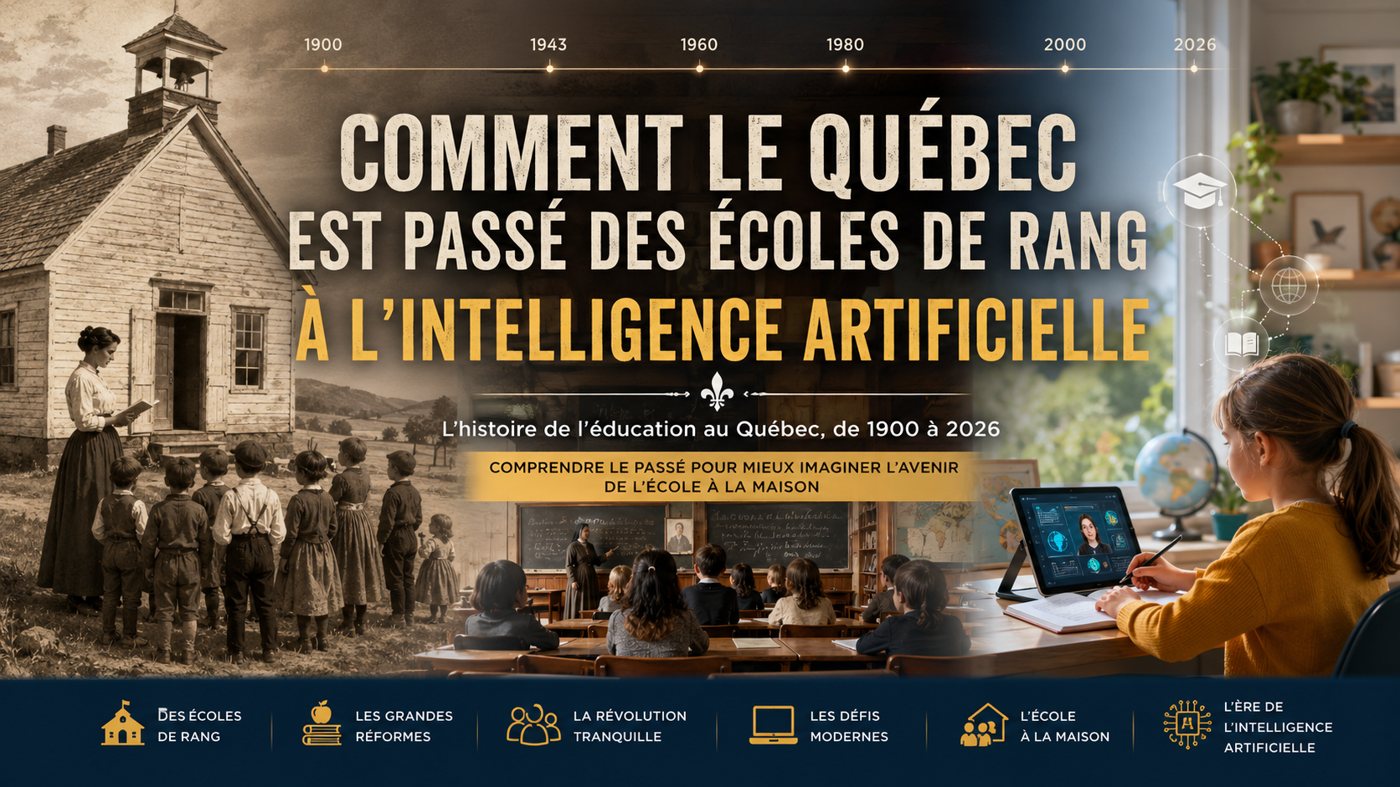 Comment le Québec est passé des écoles de rang à l’intelligence artificielle ?