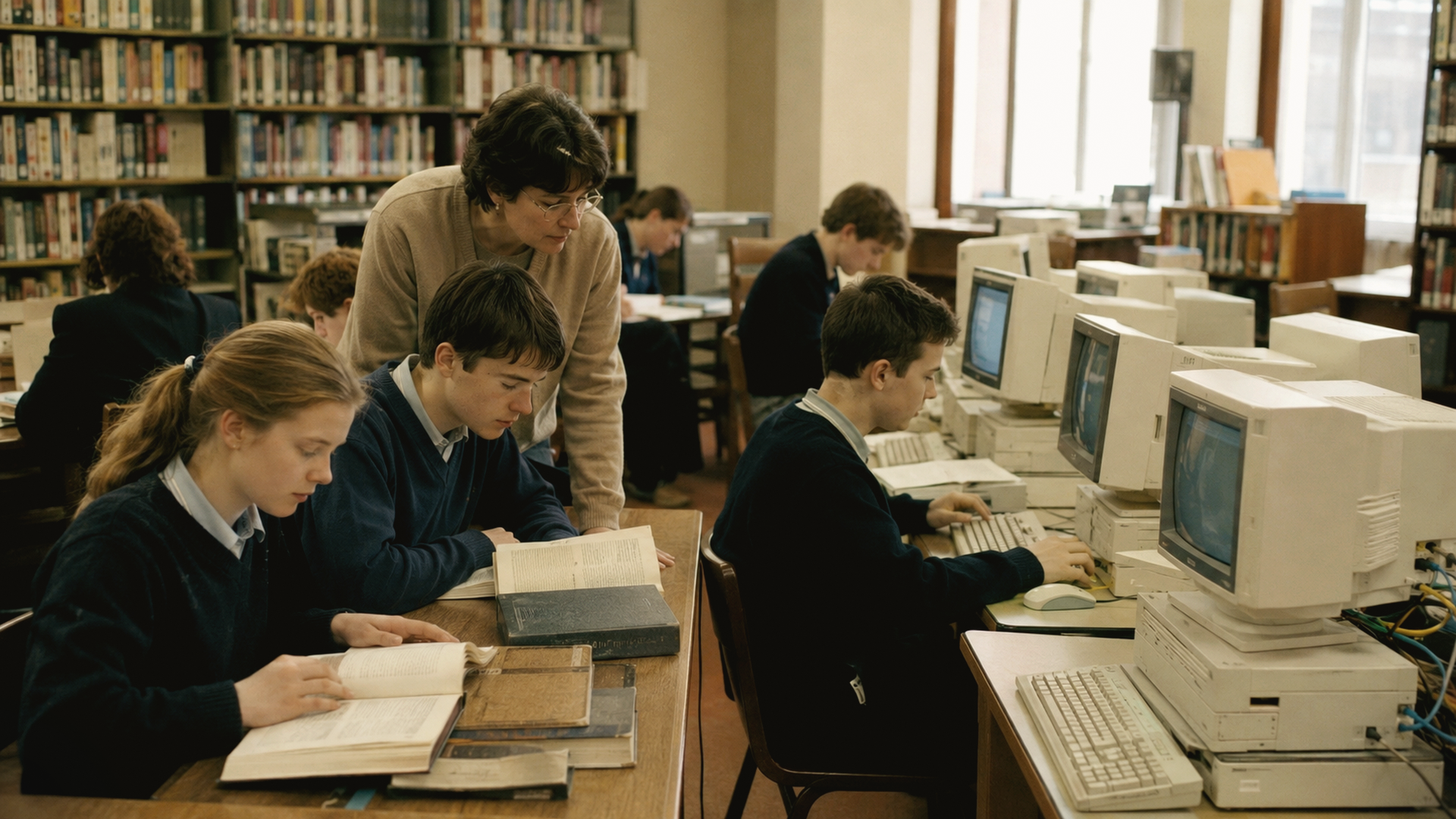 À la veille du numérique, l'école cherche son équilibre