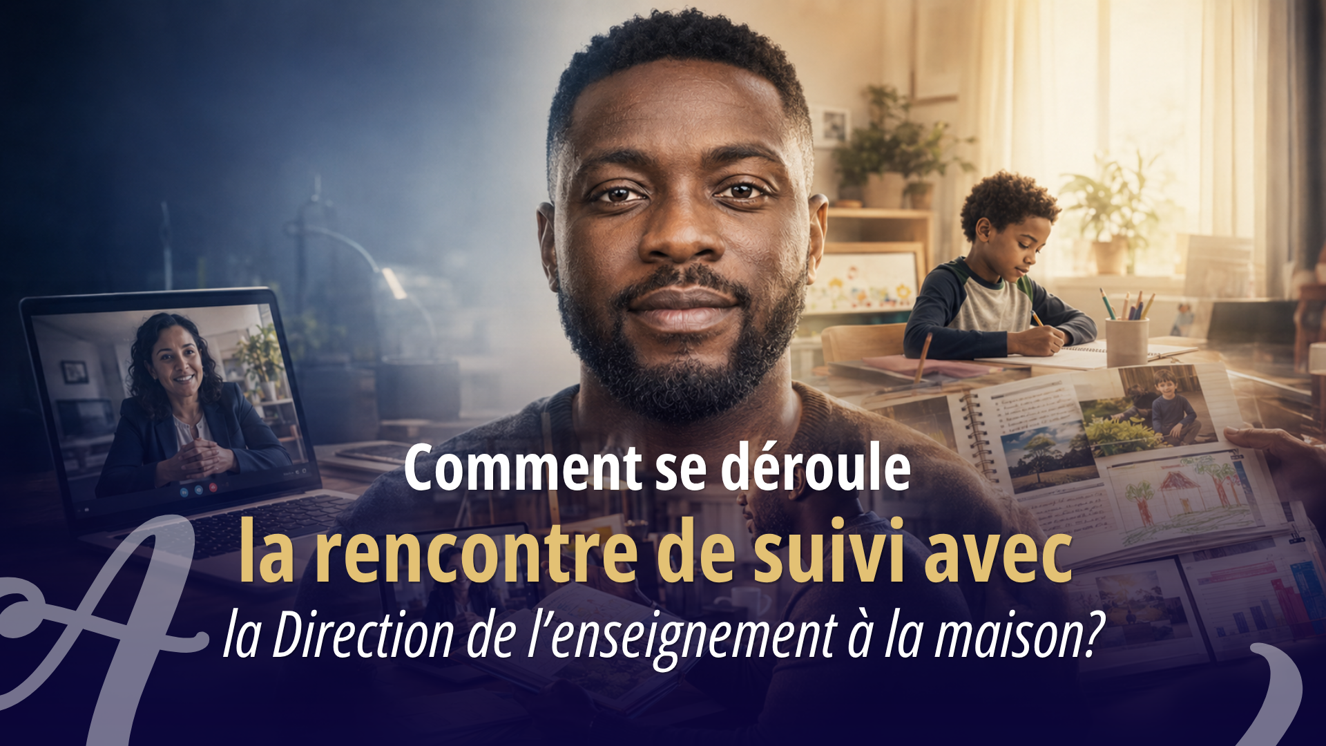 Comment se déroule la rencontre de suivi avec la Direction de l'enseignement à la maison?
