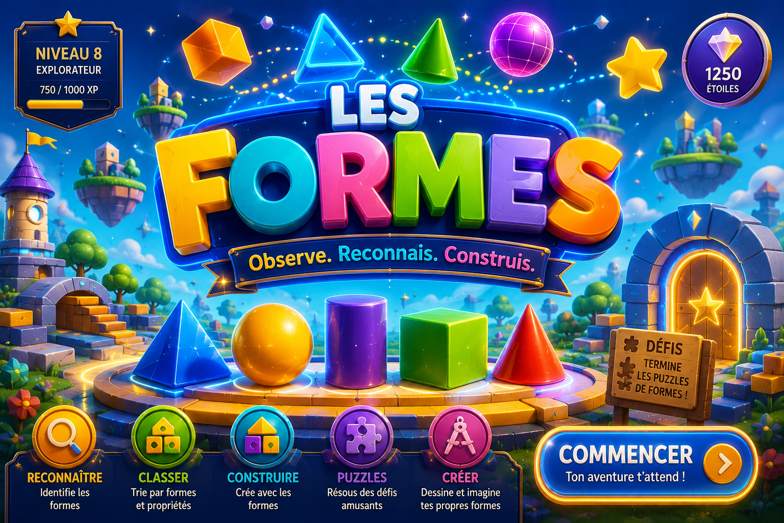 Jeu éducatif FLEX — Les Formes