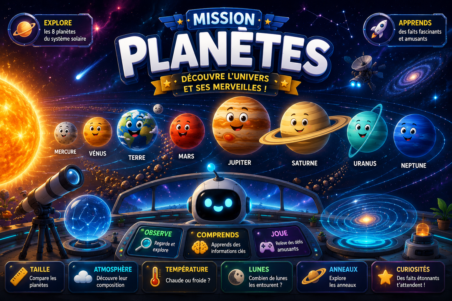 Jeu éducatif FLEX — Les Soustractions